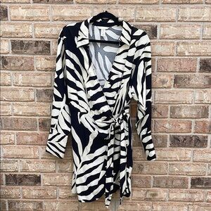 H&M Monochrome black and white dress